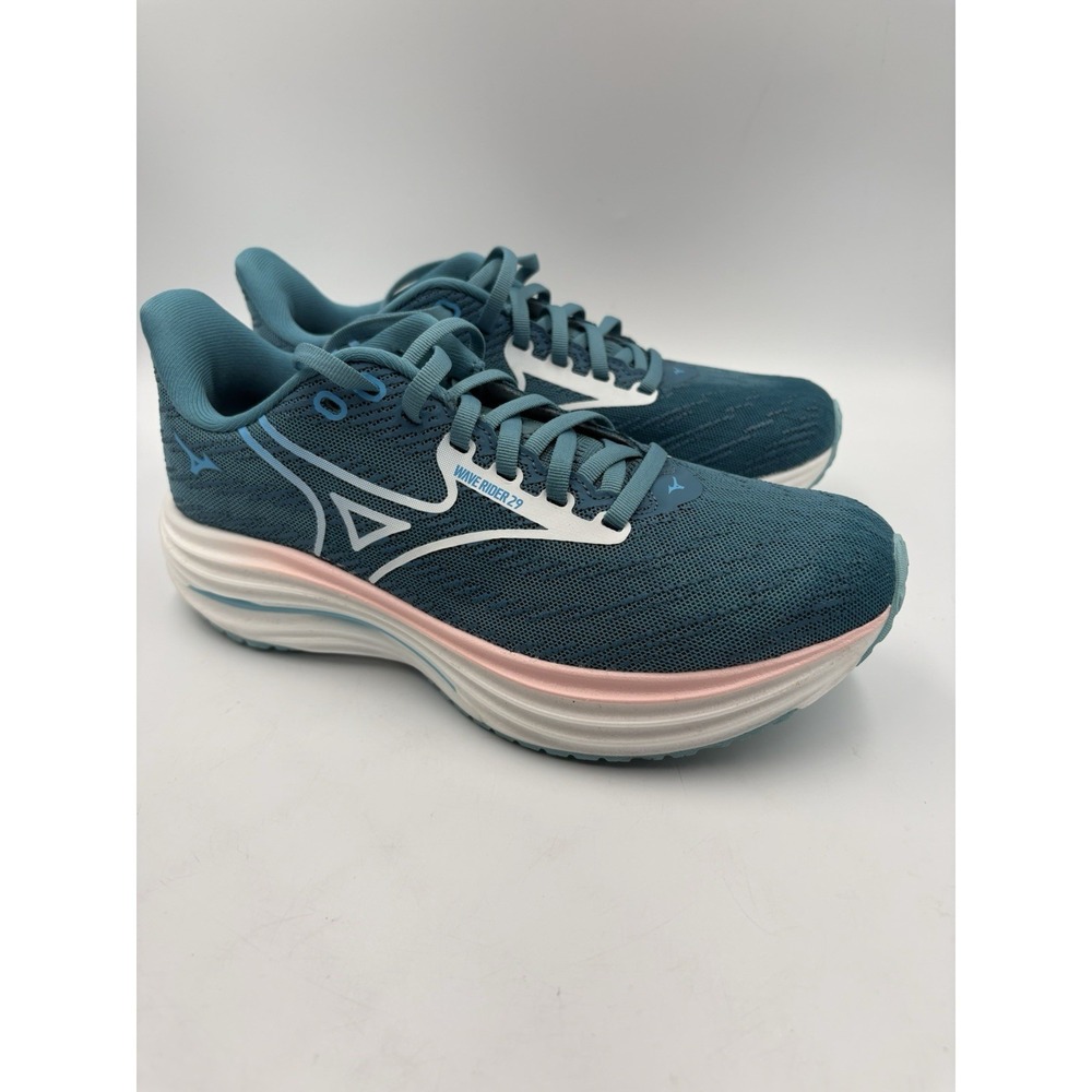 Mizuno Wave Rider 29 Womens Blue Running Shoes Sneakers Size 8.5